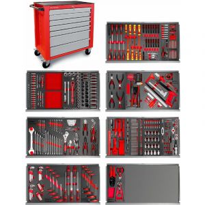 Mw-tools Servante atelier complète 512 outils large MWE512G2