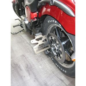 Chaft Support de plaque Support de plaque Lat&eacute;ral Victory/Kawasaki Vulcan
