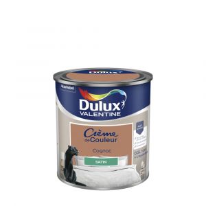 Dulux Valentine Peinture Crème De Couleur Satin Cognac 0.5 L