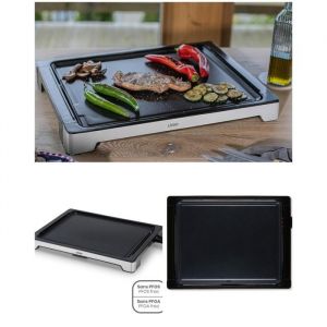 Livoo Plancha Grill &eacute;lectrique XXL Design Pro 47 x 37 cm - Anti adh&eacute;sive - 2000W Plaque de cuisson Teppan Yaki