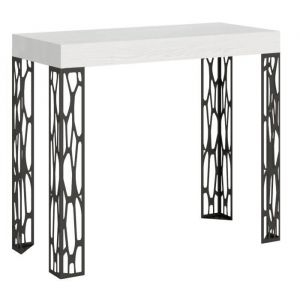 Console Ghibli Small Frêne Blanc gambe Antracite