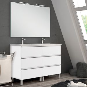 -10% - Cosyneo - Meuble de salle de bain 120cm - PALMA