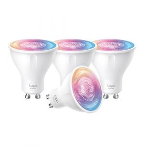 TP-Link Tapo Ampoule Connect&eacute;e WiFi, Ampoule LED G10 Multicolore Dimmable 2200K-6500K, 350 Lumens, 3.7W &eacute;quivalent &agrave; 50W, compatible avec Alexa et Google Home, Economie d'&eacute;nergie, Tapo L630(4-pack)