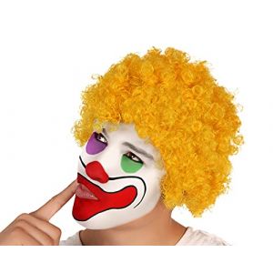 Atosa Perruque clown jaune