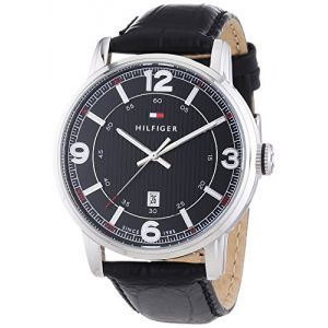 Image de Tommy Hilfiger 1710342 - Montre pour homme avec bracelet en cuir