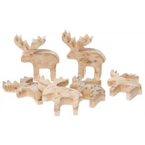 Eduplay Elan en bois nature, set de 6