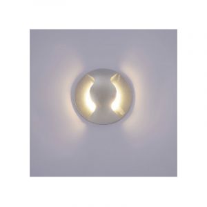 Italux Applique de jardin en aluminium Basilio argent
