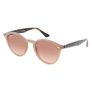 Ray-Ban Ray - Ban Unisex RB2180 678846 Lunettes de soleil Acétate Beige Rose Ronde Normale Ombré