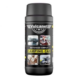 Vulcanet Nettoyage camping-car - Lavage sans eau - Lingettes + chiffon - Intérieur/extérieur