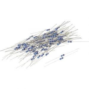 Image de Tru Components R&eacute;sistance &agrave; couche m&eacute;tallique 1584773 51 k sortie axiale 0207 0.25 W 1 % 50 ppm 100 pc(s)