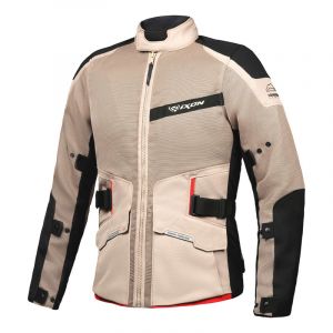 Ixon Veste textile M-Njord sable/noir/rouge- 3XL