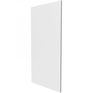 Porte en blanc pour bac encastr&eacute; 2x13 modules - Finition saillie - H. hors-tout 1195 mm.