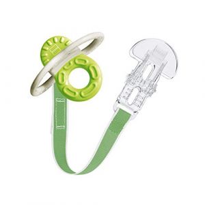 Mam Anneau de dentition &agrave; partir de 2 mois, soulagement instantan&eacute; de la dentition des dents post&eacute;rieures, extra l&eacute;ger et facile &agrave; saisir et &agrave; tenir, avec broche, facile &agrave; nettoyer, neutre, lot de 1