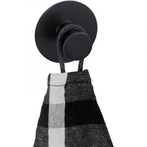 Wenko Wandhaken Mod. Celano Schwarz, 4er Set Badzubeh&ouml;r 1 ct (16.99 / 1 ct)