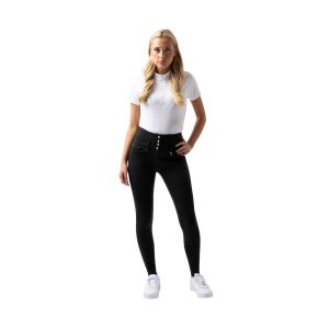 Horze Pantalon équitation taille haute full grip femme Tara