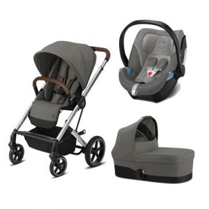 Image de Cybex Poussette TRIO Balios S Lux SLV ATON 5 Nacelle S Soho Grey