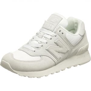 New Balance 574 Femme Baskets D&eacute;contract&eacute; Gris Clair
