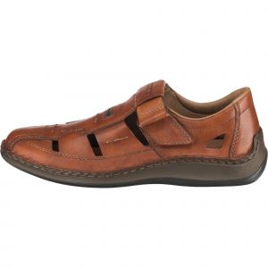 Rieker Homme Sandales 05284, Monsieur Sandales, Sandales,Chaussures d'été,Sandales d'été,Confortable,Bout fermé,Amaretto / 24,45 EU / 10.5 UK