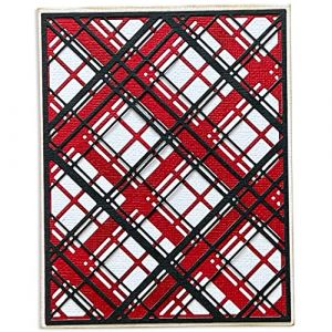 Sizzix Thinlits Dies set Plaid superposé 3 pcs