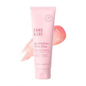 Sand & Sky Australian Pink Clay Deep Pore Cleanser gel démaquillant et nettoyant 120 ml