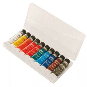 Image de Pebeo Boîte de 10 tubes 10 ml gouache en pâte. Couleurs assorties