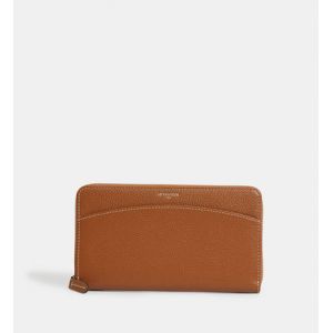 Le Tanneur Compagnon zippé tout en un cuir Beige - Couleur Beige - Taille Taille unique