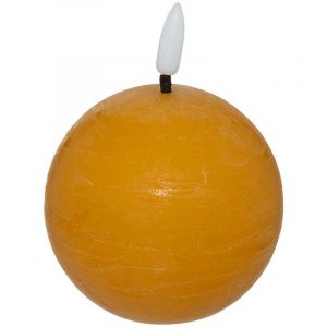 Atmosphera Créateur d'intérieur - Bougie Boule à LED Molia 12cm Jaune