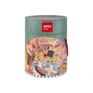 Puzzle circulaire de 48 pièces pour apprendre les Mon ents Lot de 2