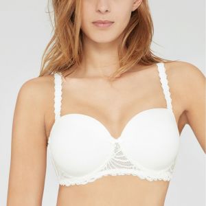 Bestform Soutien-gorge bandeau coques ivoire