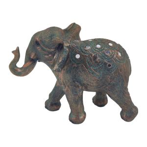 Signes Grimalt Figure de figure d'&eacute;l&eacute;phant 9x20x19cm Figure d'&eacute;l&eacute;phant africain et &eacute;l&eacute;phant 28728