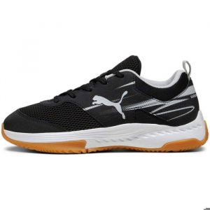 Puma Varion II Jr Chaussure de Terrain intérieur, Gomme Blaze Noire Froide Gris Clair Jaune, 38 EU