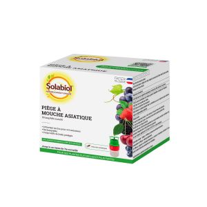 Solabiol Piège à Mouches Asiatiques | Prêt à l'emploi | Lutte Responsable | 100% d'origine naturelle | Anti Mouches Asiatiques | Utilisable en Agriculture Biologique | Fabriqué en France