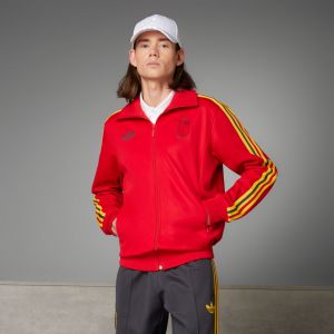 Adidas Originals Haut de surv&ecirc;tement Belgium Beckenbauer Homme - Better Scarlet, Better Scarlet - Taille XS