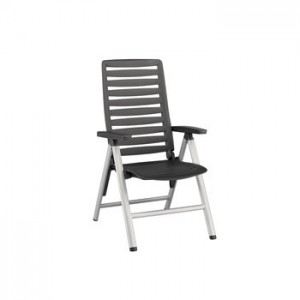 Kettler Fauteuil de jardin multipositions Wave en aluminium et résine