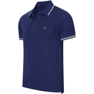 Cappuccino Italia Polo Zip Polo Torino Bleu