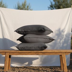 Declikdeco Taie d'oreiller ou taie de traversin Percale de coton Bio Signature