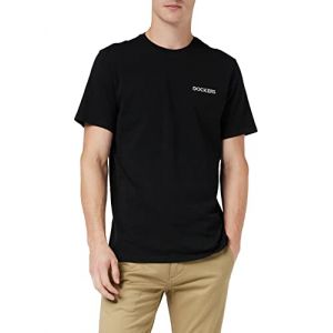 DOCKERS T-shirt à Manches Courtes Logo Stencil XL Black