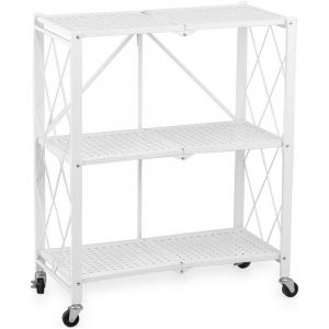 Range-chaussures Confortime M&eacute;tal Blanc (70 x 34 x 87 cm)