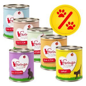 Image de Feringa Menus Duo 6 x 800 g pour chat - lot mixte (6 variétés)