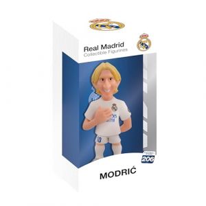Minix Figurines MN18406 Figurine Modric, Real Madrid, Collection de 12 cm, idée Cadeau pour Enfants et Adultes, Fans de Football