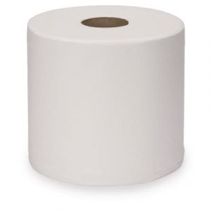 MONDOFFICE Bobine d'essuyage gaufré - Coloris Blanc - Bobine de 300 m