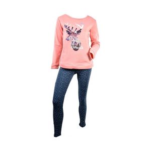 Ushuaïa Pyjama Femme Ushr003 Rose
