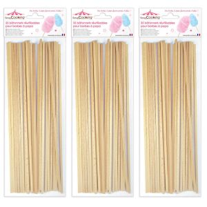 75 b&acirc;tonnets pour Barbe &agrave; papa Scrapcooking