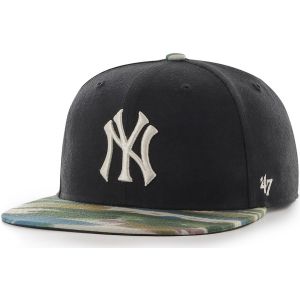 Brand Casquette 47 CAP MLB NEW YORK YANKEES FISHERMAN CAMO TT CAPTAIN BLACK