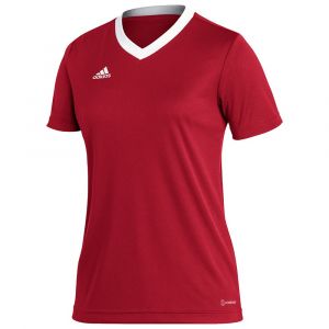 Adidas T-shirt d'Entraînement Entrada 22 - Rouge/Blanc Femme, pointure X-Small - Rouge - Taille X-Small