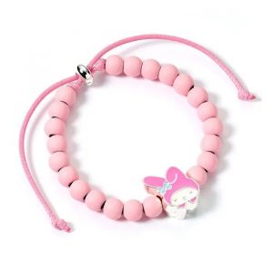 Sanrio The Carat Shop - Bracelet Perles Roses Avec Breloque My Melody 21 Cm