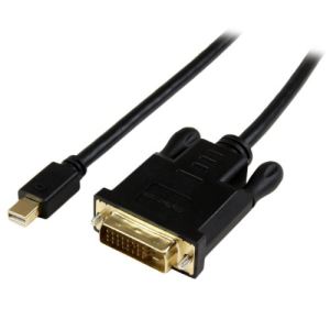 Image de StarTech.com MDP2DVIMM3BS - Câble Adaptateur Mini DisplayPort vers DVI-D Actif 91 cm