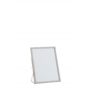 Cadre Photo M&eacute;tal & Verre "Bijou" 15x20cm Argent Prix