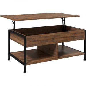 MH Table basse cooper marron et noire