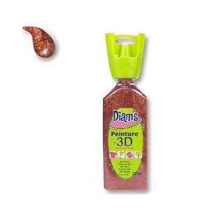 Image de Diam's Peinture - 3D - Cuivre Pailleté - 37 ml